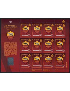 SAN MARINO 2017 AS Roma m/s MNH**