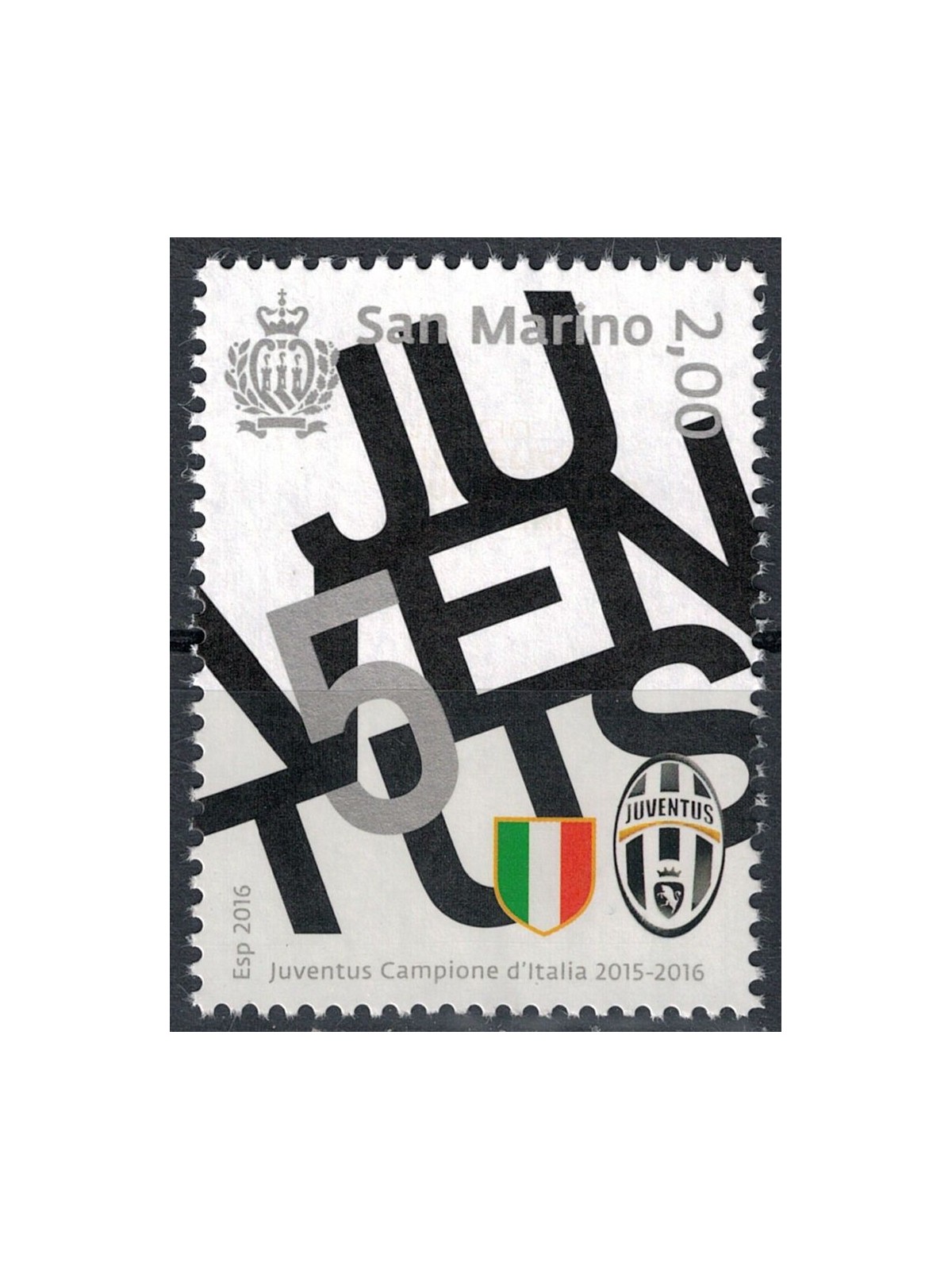 SAN MARINO 2016 Juventus Italian Champion MNH**