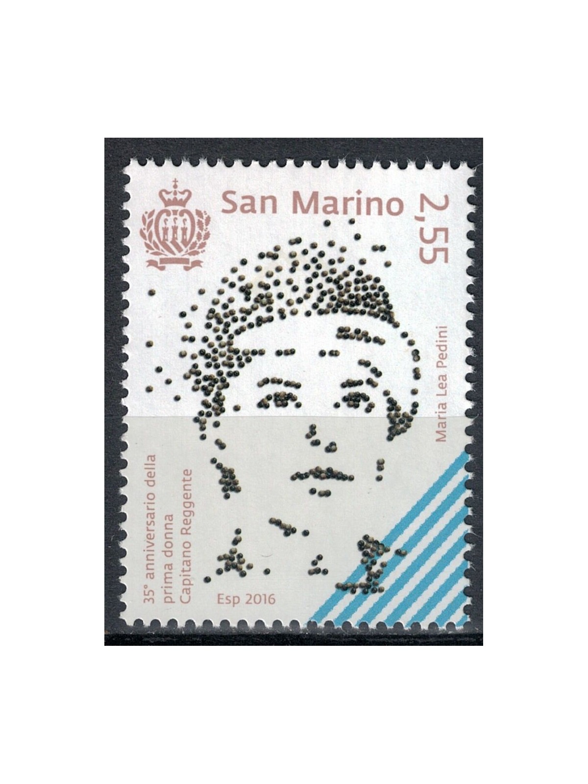 SAN MARINO 2016 Prima donna Capitano Reggente MNH**