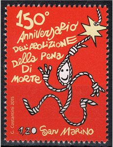 SAN MARINO 2015 Death Penalty MNH**