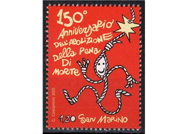 SAN MARINO 2015 Pena di morte MNH**