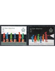 SAN MARINO 2015 Giornata degli Insegnanti 2v MNH**