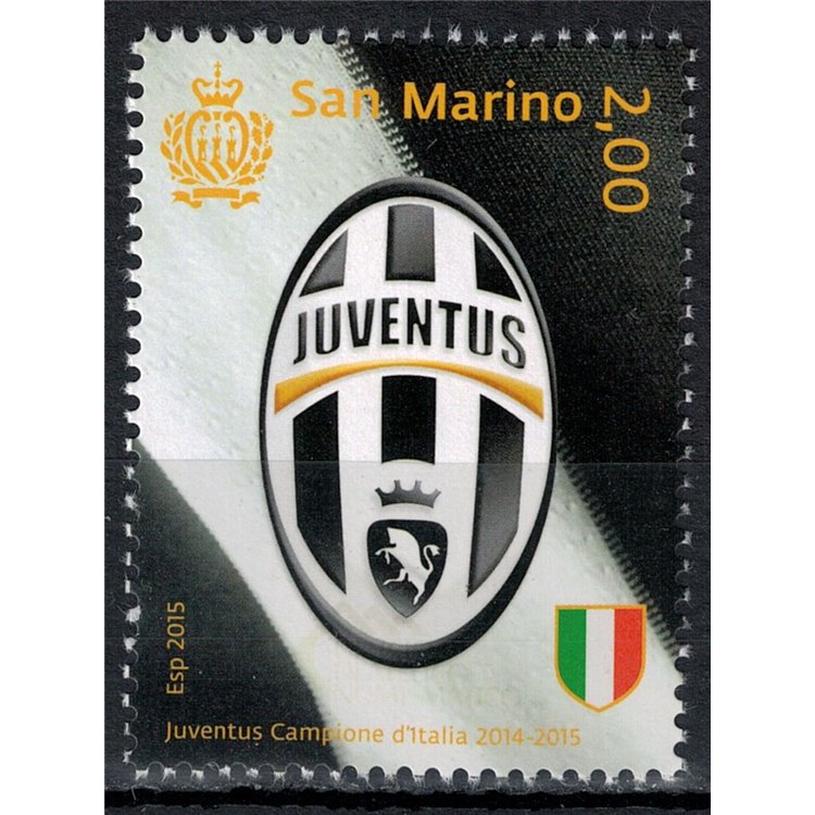 SAN MARINO 2015 Juventus campione d'Italia MNH**
