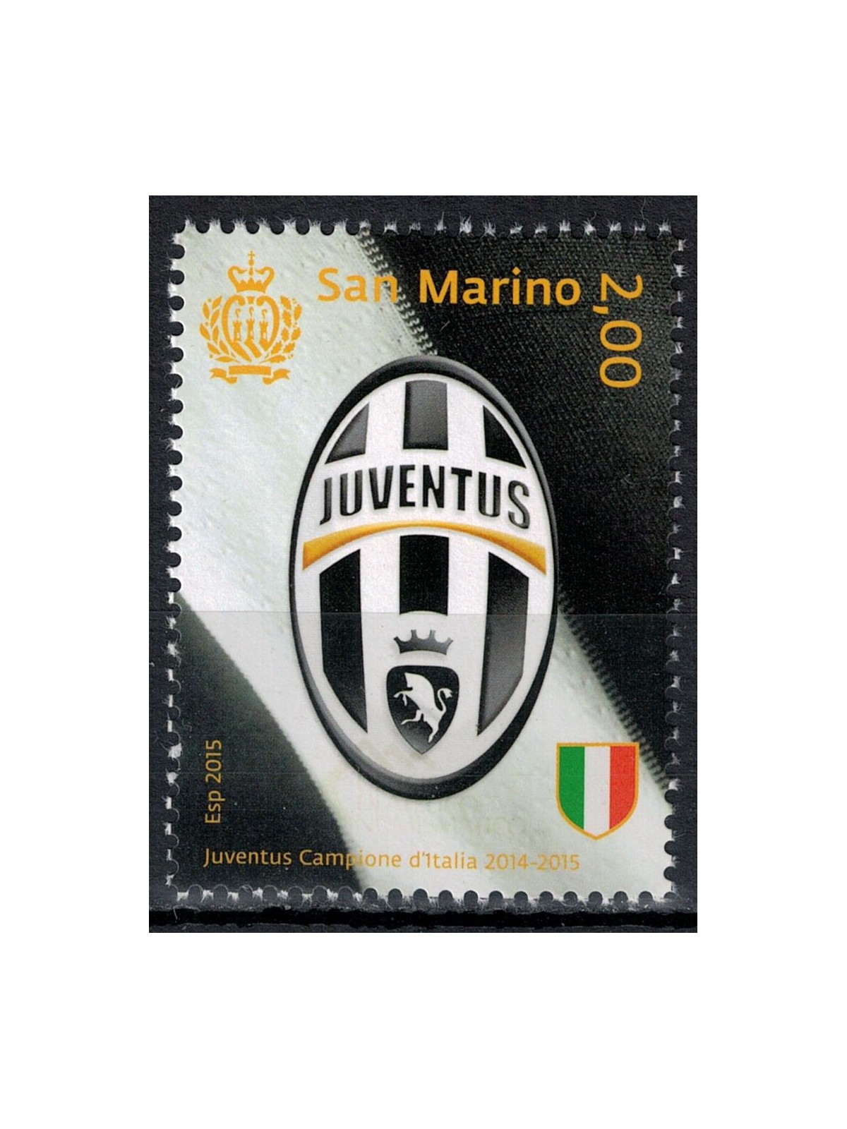 SAN MARINO 2015 Juventus campione d'Italia MNH**