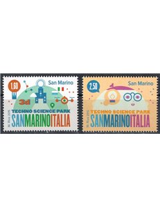 SAN MARINO 2015 Parco scientifico tecnologico 2v MNH**