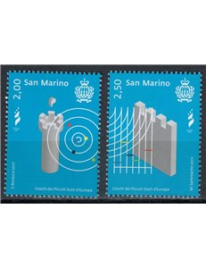 SAN MARINO 2017 Games of the Small States 2v MNH**