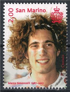 SAN MARINO 2017 Marco Simoncelli MNH**