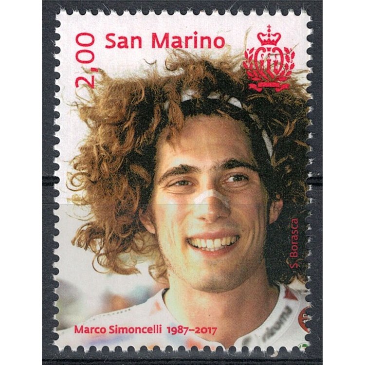 SAN MARINO 2017 Marco Simoncelli MNH**