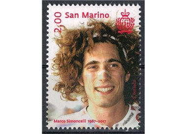 SAN MARINO 2017 Marco Simoncelli MNH**