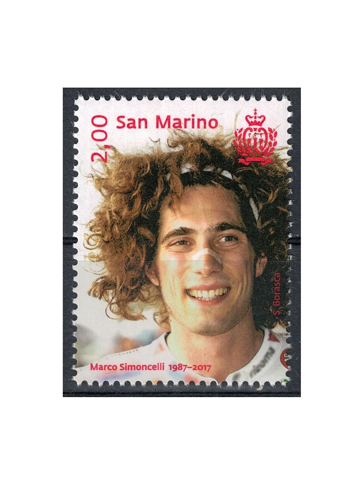 SAN MARINO 2017 Marco Simoncelli MNH**
