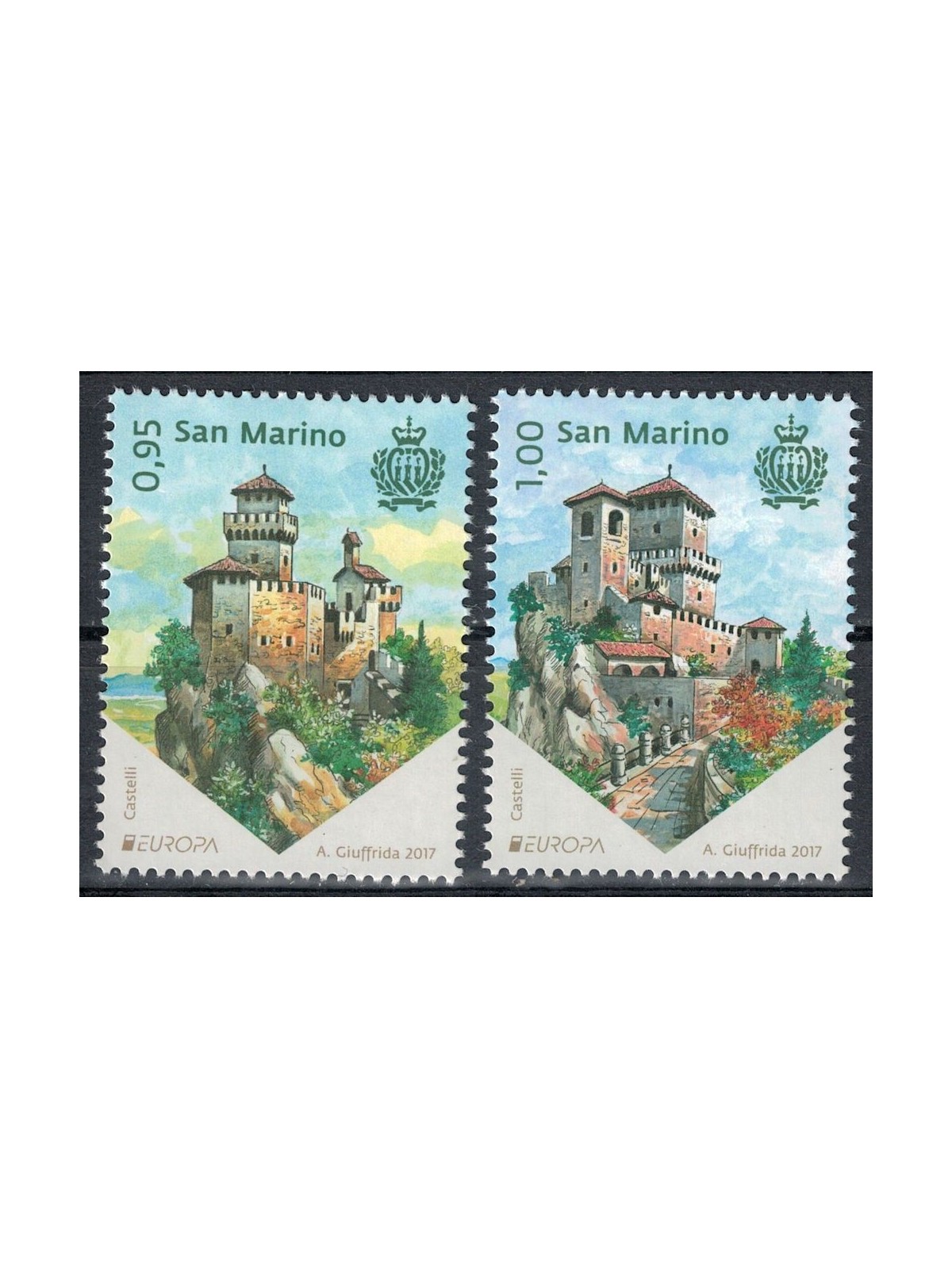 SAN MARINO 2017 Europa 2v MNH**