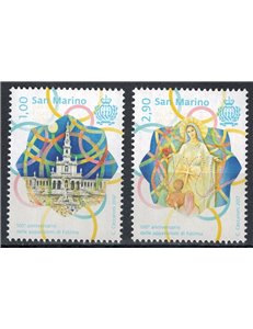 SAN MARINO 2017 Apparizioni di Fatima 2v MNH**