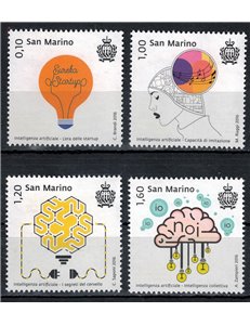 SAN MARINO 2016 Artificial Intelligence 4v MNH**