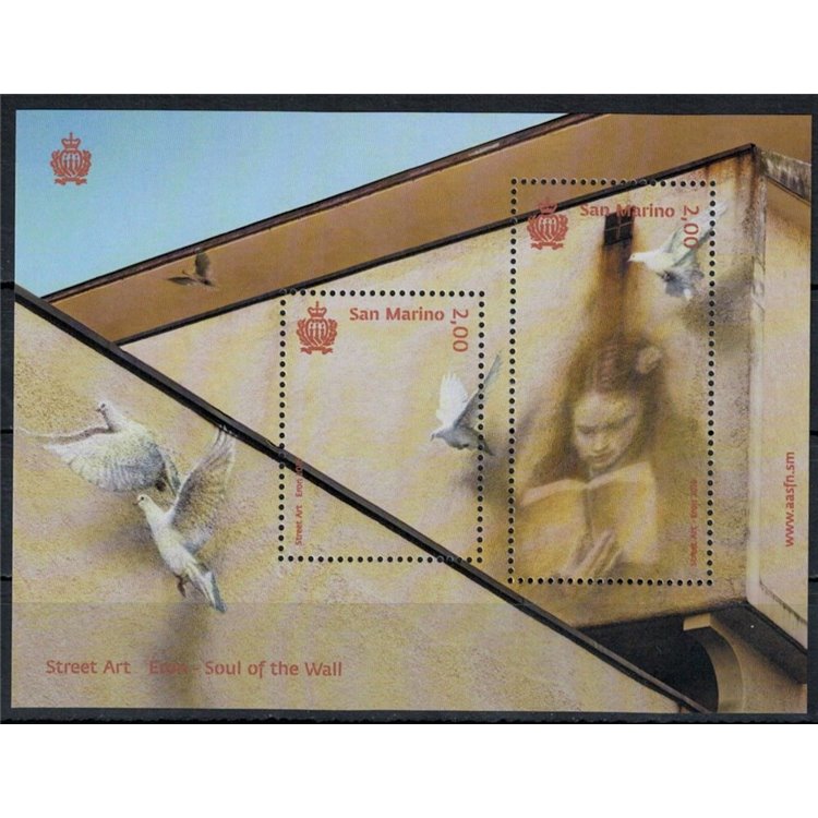 SAN MARINO 2016 Street Art s/s MNH**