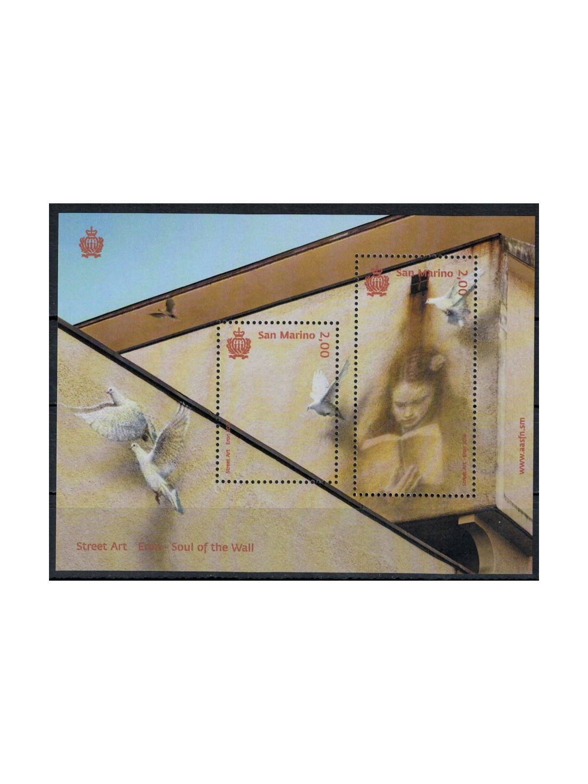 SAN MARINO 2016 Street Art s/s MNH**