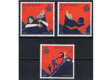 SAN MARINO 2016 Natale 3v MNH**