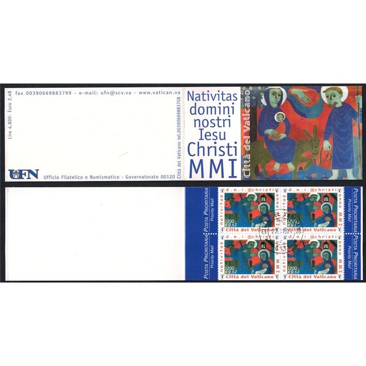 VATICAN 2001 Christmas booklet us