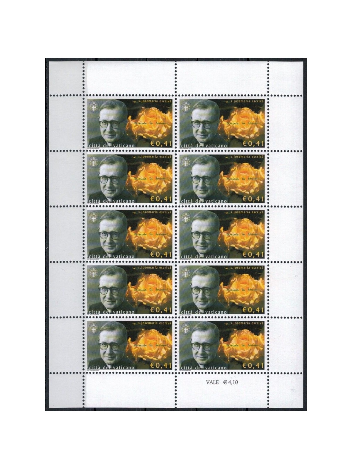 VATICAN 2003 Josemaria Escrivà m/s MNH**