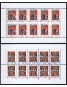 VATICANO 2004 Papa Pio V 2 MF MNH**