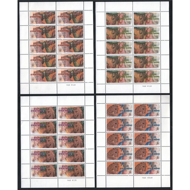 VATICAN 2003 Animals in St. Peter's, mosaics 4 m/s MNH**