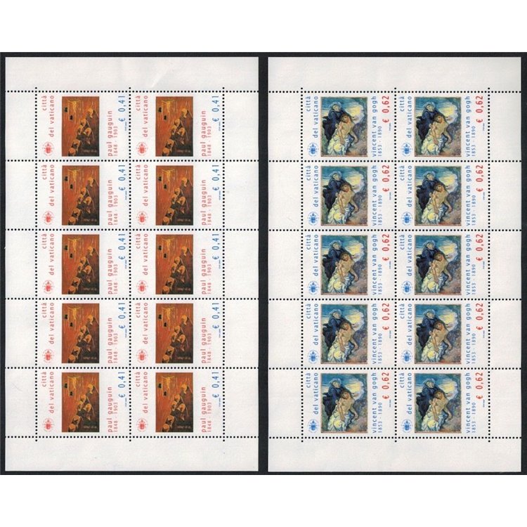 VATICANO 2003 Maestri della pittura 2 MF MNH**