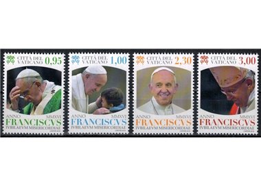 VATICAN 2016 Pontificate of Pope Francis 4v MNH**