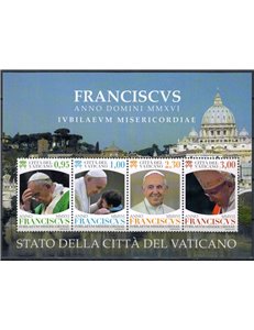 VATICANO 2016 Pontificato di Papa Francesco BF MNH**