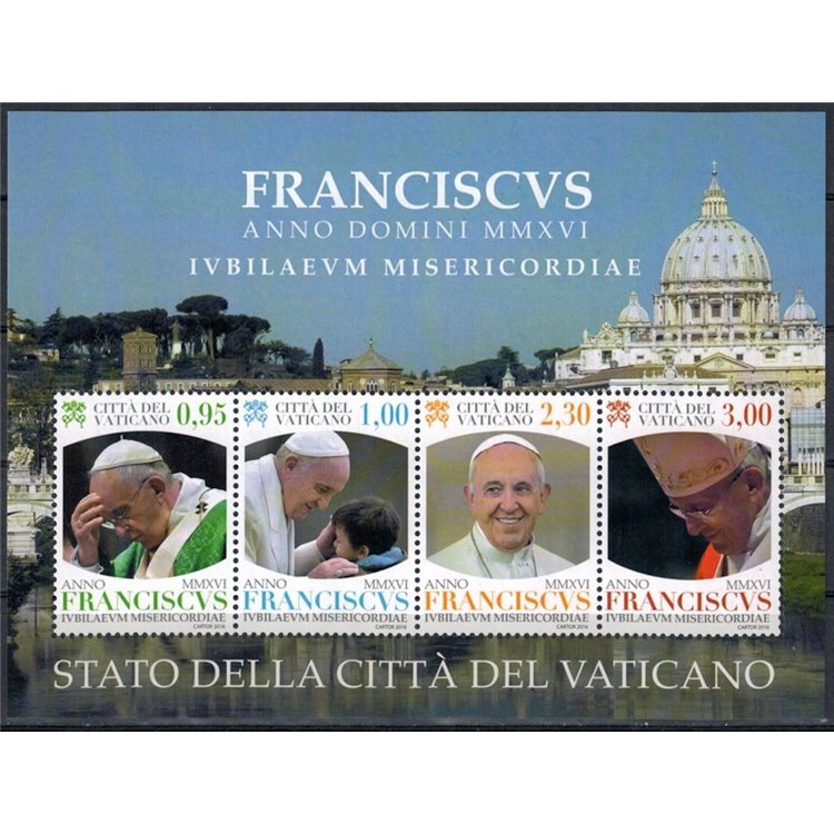 VATICANO 2016 Pontificato di Papa Francesco BF MNH**