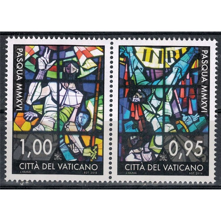 VATICANO 2016 Pasqua 2v MNH**