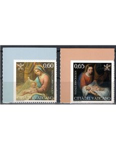 VATICAN 2010 Christmas 2v from booklet MNH**