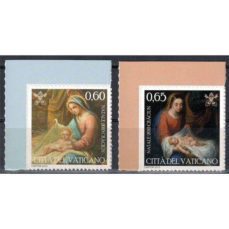 VATICANO 2010 Natale 2v da LB MNH**