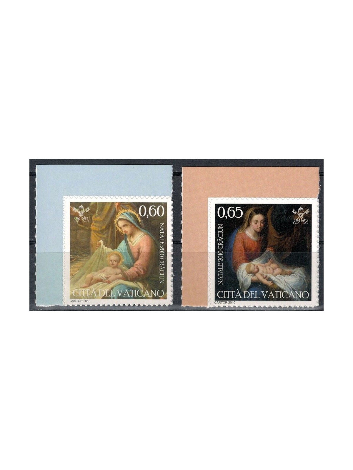 VATICANO 2010 Natale 2v da LB MNH**