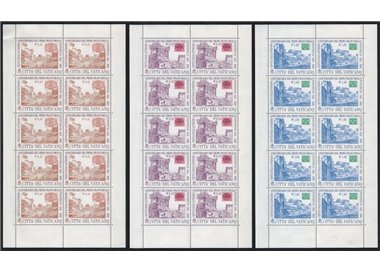 VATICANO 2002 Primo francobollo pontificio 3 MF MNH**