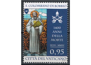 VATICAN 2015 St. Columbanus of Bobbio MNH**