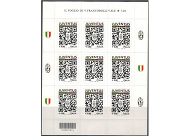 ITALY 2015 Juventus champion of Italy m/s MNH**