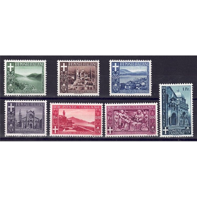 SAMPLE 1944 Landscapes and views 7v MH*