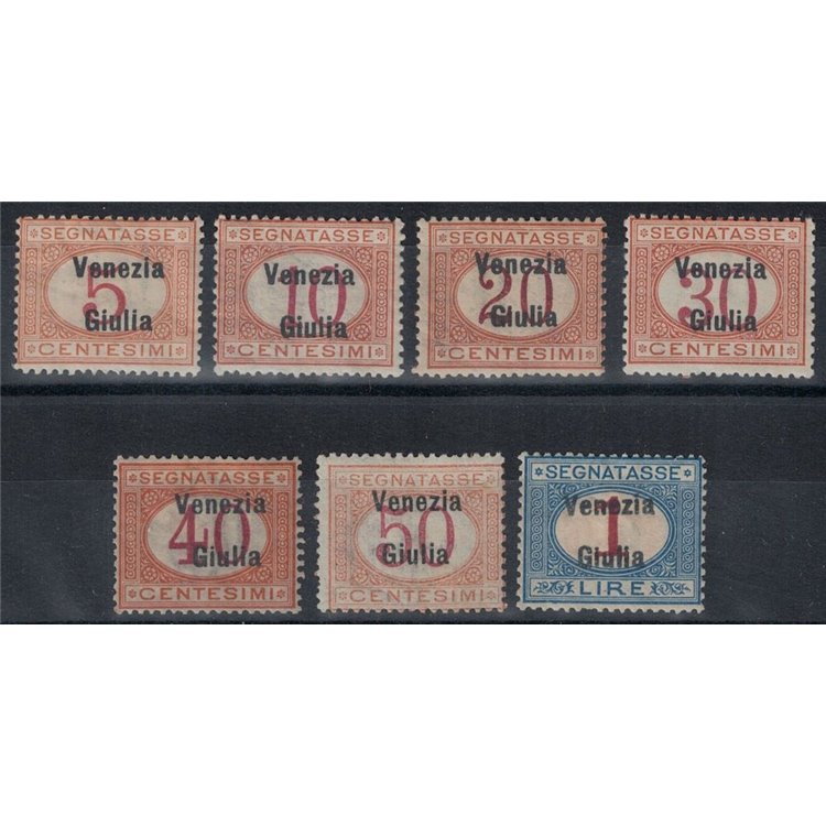 VENEZIA GIULIA 1918 Segnatasse 7v MH*