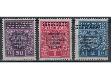 LJUBLJANA 1941 Postage Due 3v MH*