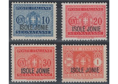 ISOLE JONIE 1941 Segnatasse 4v MH*