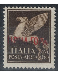 MONTENEGRO 1941 Posta aerea 50c MH*