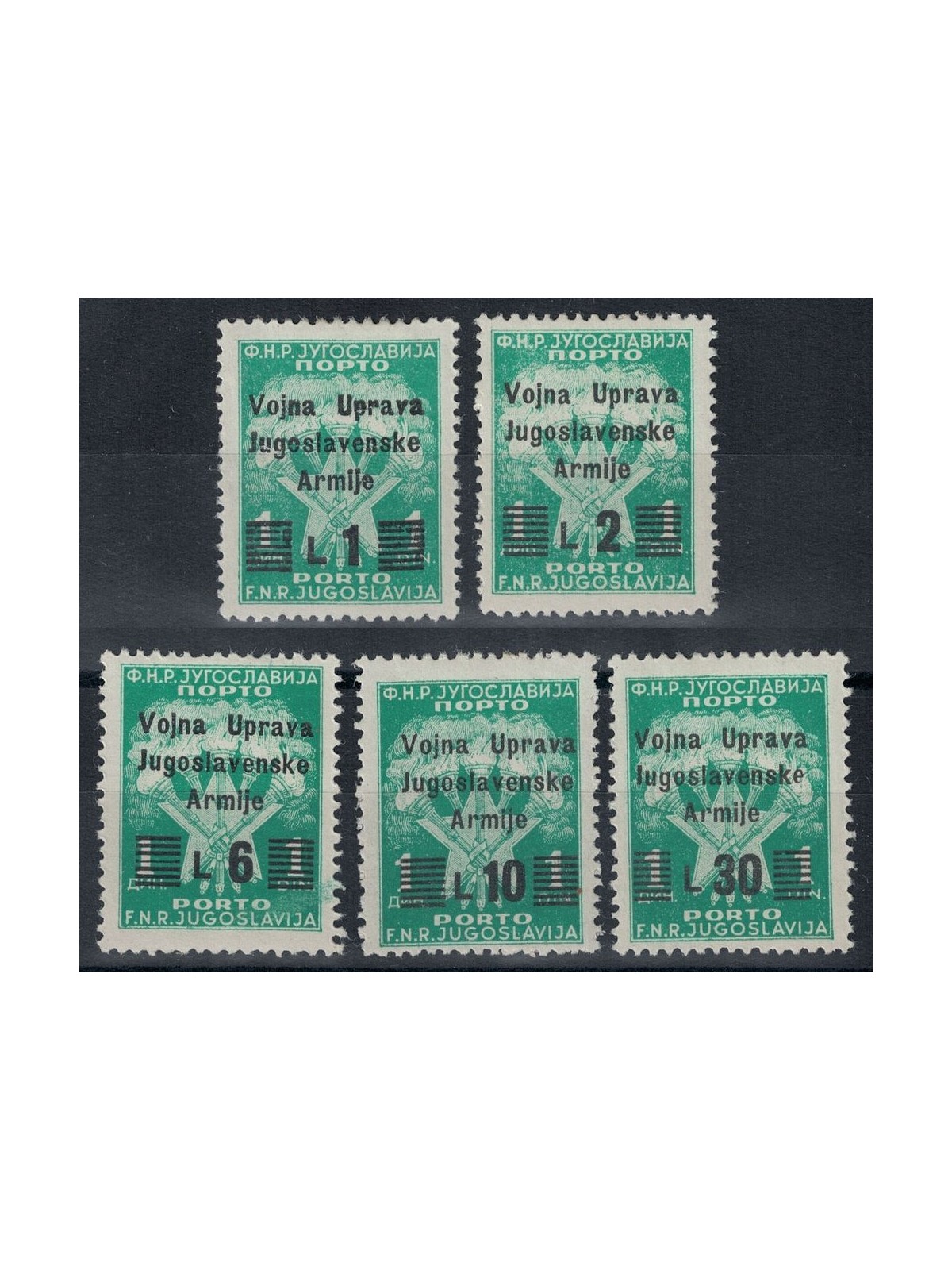YUGOSLAV MILITARY ADMINISTRATION 1947 Postage Due 5v MH*