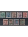 LEVANTE (COSTANTINOPOLI) 1923 Serie ordinaria 9v MH*