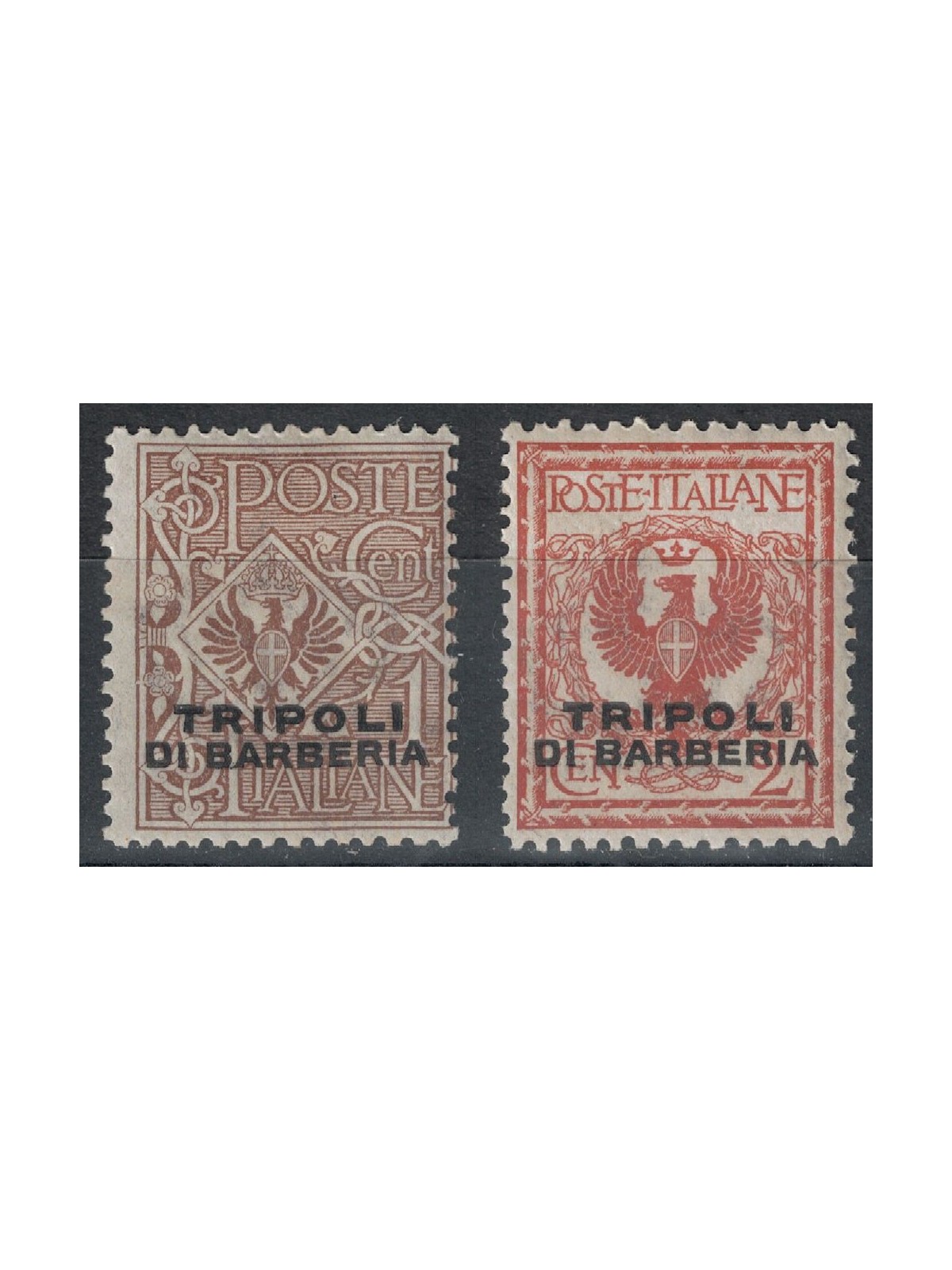 LEVANTE (TRIPOLI DI BARBERIA) 1915 Non emessi 2v MH*