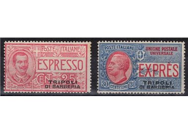 LEVANTE (TRIPOLI DI BARBERIA) 1909 Express 2v MH*