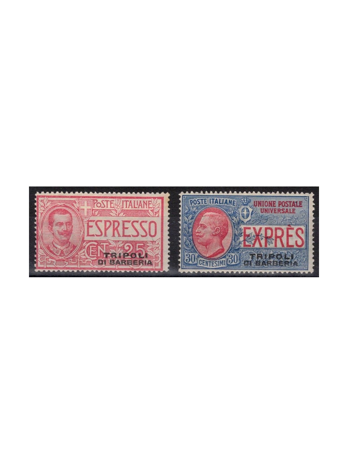 LEVANTE (TRIPOLI DI BARBERIA) 1909 Espressi 2v MH*