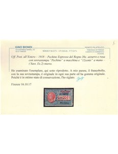 LEVANTE PECHINO 1918 Espresso MH* ©
