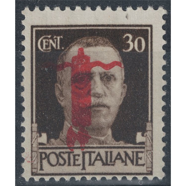 ITALY RSI 1944 Variety 30c Imperial (upside down) MH*