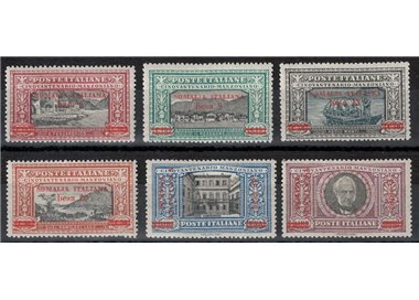 ITALIAN SOMALIA 1924 Alessandro Manzoni 6v MH*