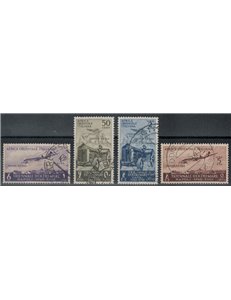 ITALIAN EAST AFRICA 1940 Overseas Triennial (Airmail) 4v us