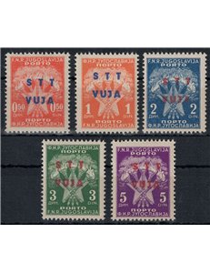 TRIESTE B 1949 Postage Due 5v MH*